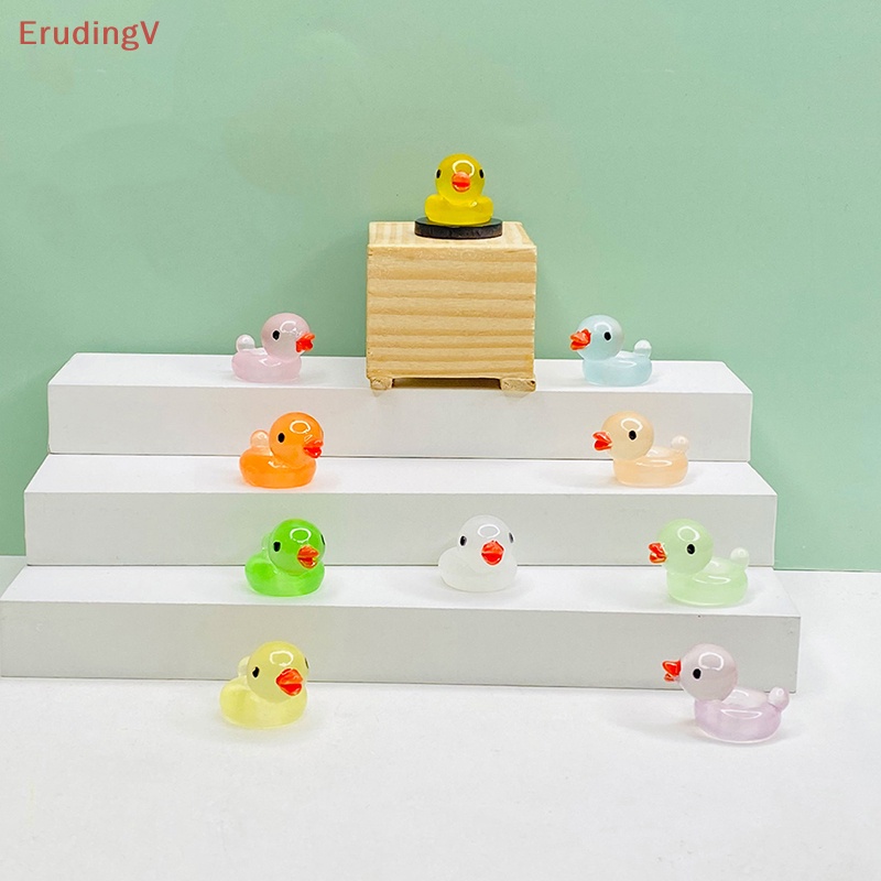 [ErudingV] Bộ 5 Nhẫn Nhựa Resin Phát Sáng Đáng Yêu Dùng Làm Đồ Thủ Công [Mới]