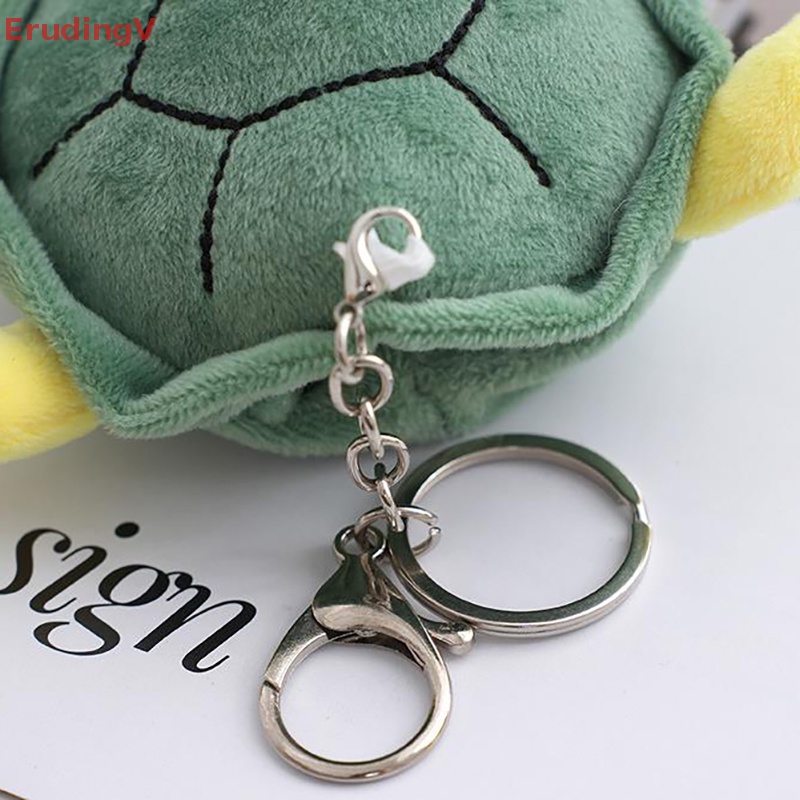 1 Chú Rùa Nhồi Bông Mềm Mại Kích Thước 12CM Có Móc Khóa