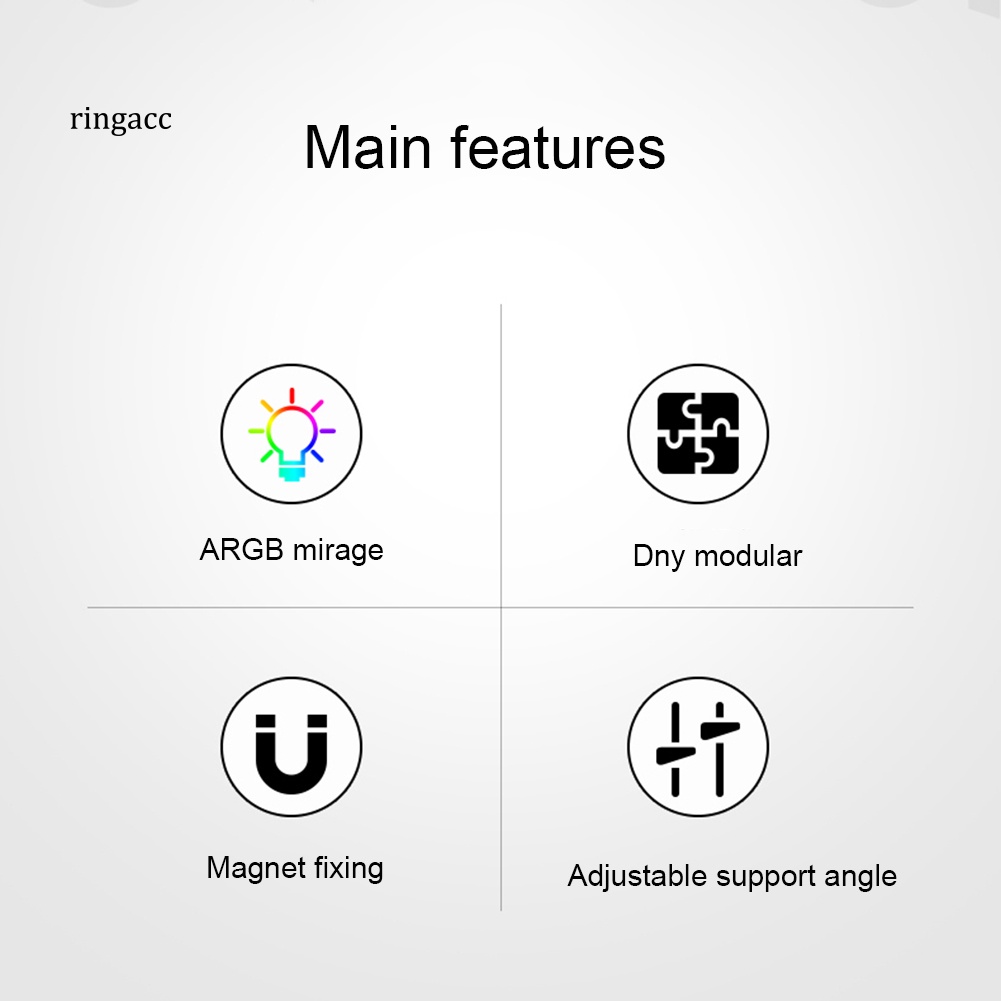 Giá Đỡ Nam Châm Cho Tai Nghe RGA 5V 3Pin ARGB