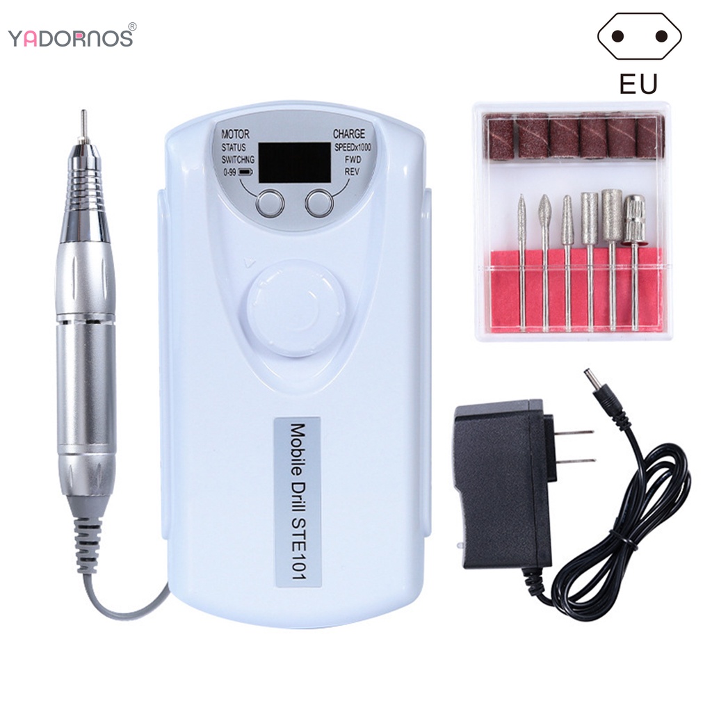 Máy Sơn Móng Tay Chạy Điện Yadors Màn Hình LCD Hiển Thị Nguồn Và Tốc Độ