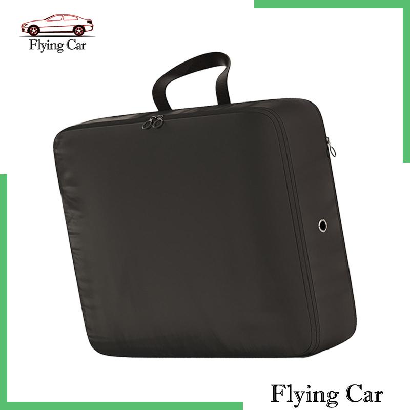 [Lzdjfmy2] Túi Nén Đựng Đồ Hai Chiều Mềm Mịn Có Dây Kéo Có Thể Gập Lại