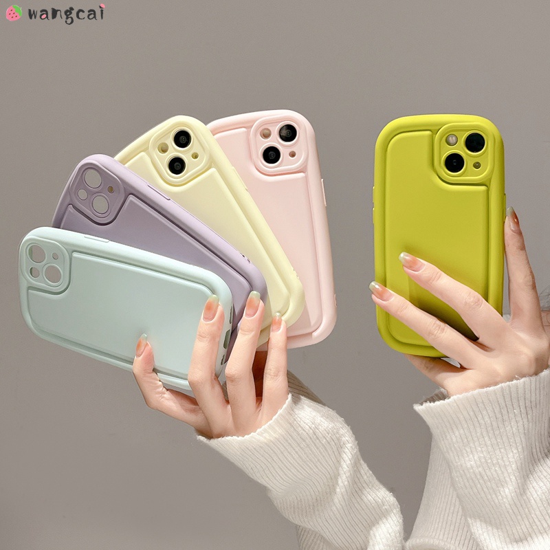 Ốp Điện Thoại Silicone Màu Trơn Mặt Nhám Chống Sốc Cho iPhone 14 Plus 13 12 Pro Max