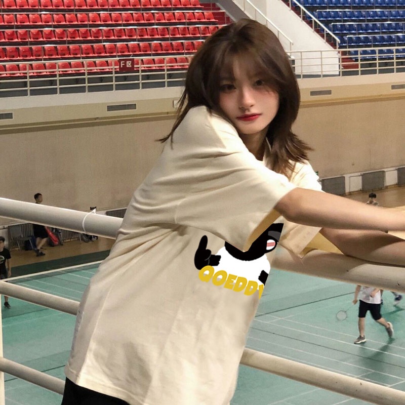 NRVP Áo Thun 100% Cotton Tay Ngắn Phong Cách Hàn Quốc Mới