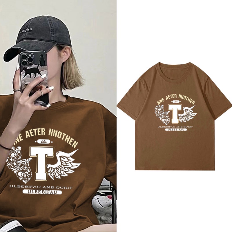 NRVP Áo Thun 100% Cotton Tay Ngắn Phong Cách Hàn Quốc Mới