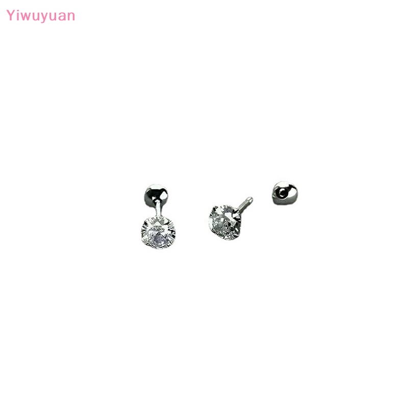 1 Đôi Khuyên Tai Xoắn Ốc Đính Đá Zircon Mới