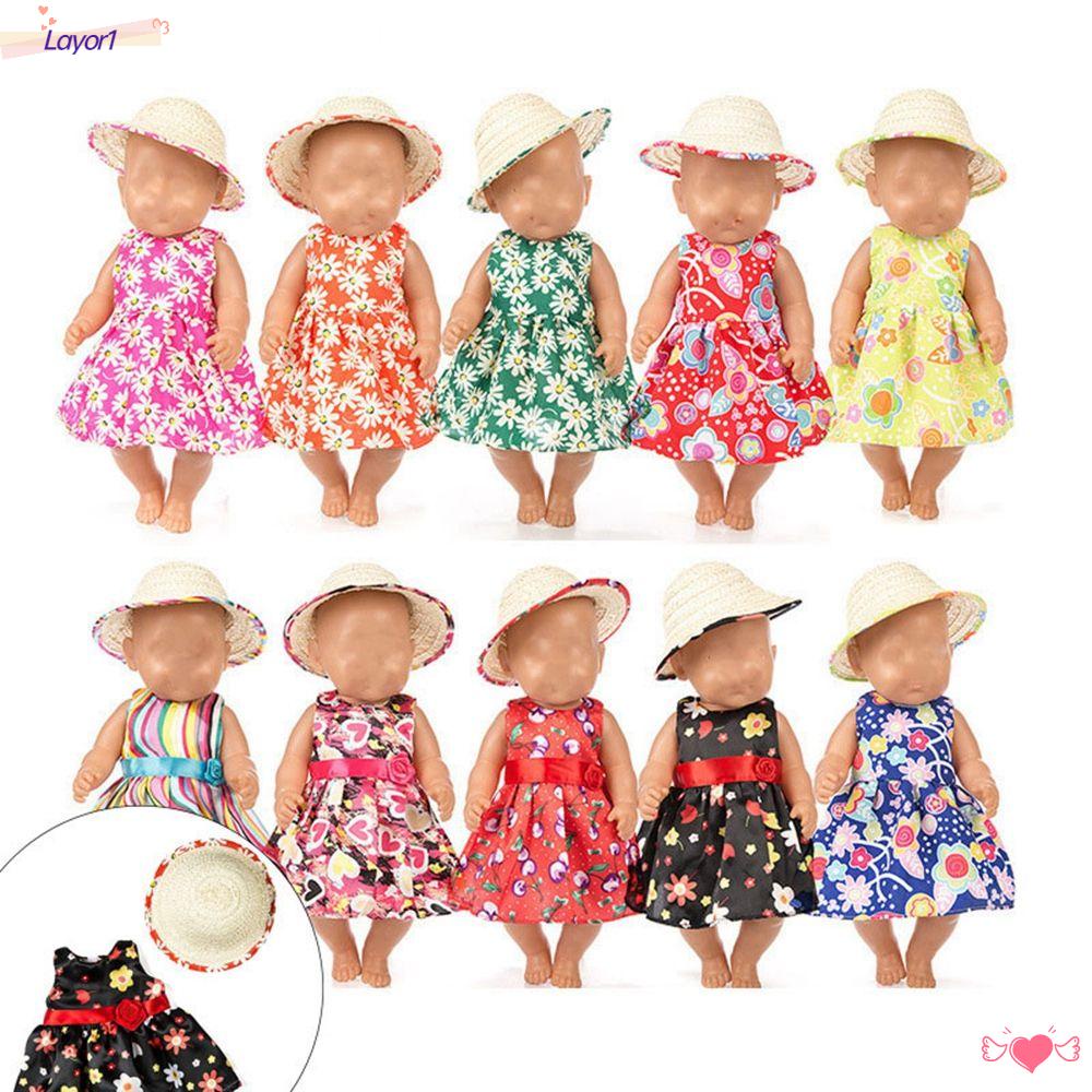 Đầm Hoa Thời Trang Xinh Xắn Dành Cho Búp Bê LAYOR1 18inch