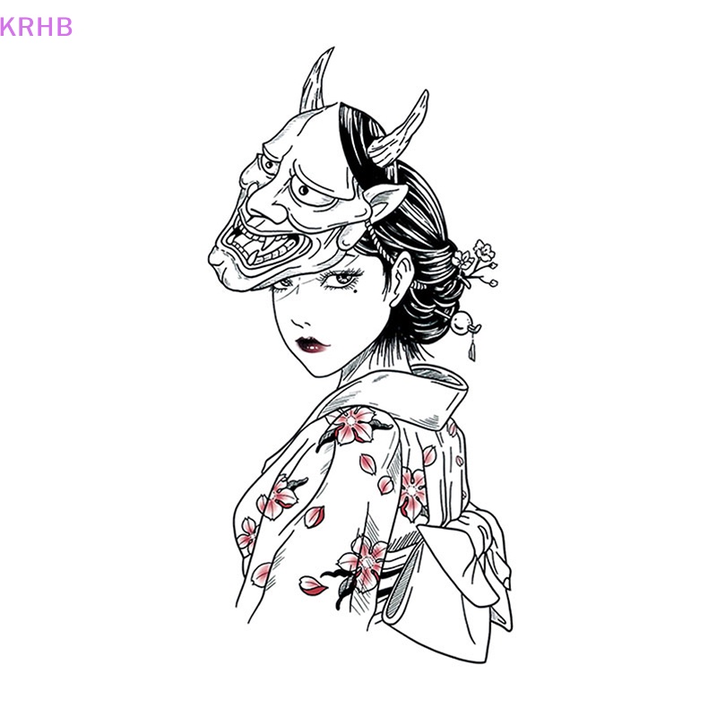 1 Tấm Hình Xăm Dán Tạm Thời Chống Nước Độc Đáo Mới