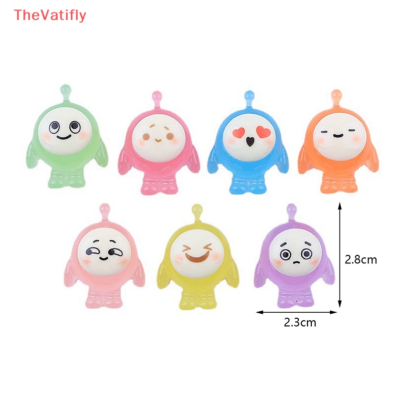 [Thevalifly] Bộ 2 Mặt Dây Chuyền / Móc Khóa Điện Thoại 3D Bằng Nhựa Resin Dạ Quang DIY