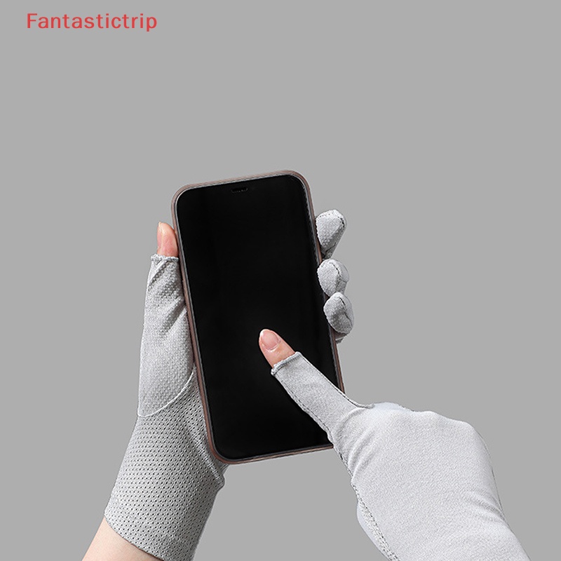 1 Đôi Găng Tay Lái Xe Mỏng Thoáng Khí Chống Tia UV Có Thể Chạm Màn Hình Cảm Ứng Mới