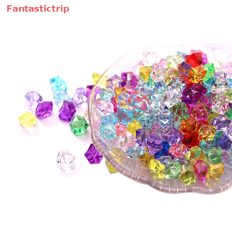 [Fantastictrip] Set 20 Viên Đá Pha Lê Kim Cương Nhiều Màu Sắc Ngẫu Nhiên Phụ Kiện Trang Trí Thủ Công DIY Mới Dành Cho Trẻ Em