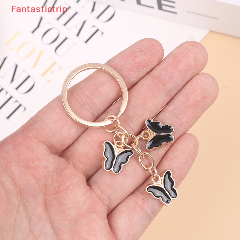 1 Móc Khóa Hình Bướm Thời Trang Dành Cho Nữ Mới