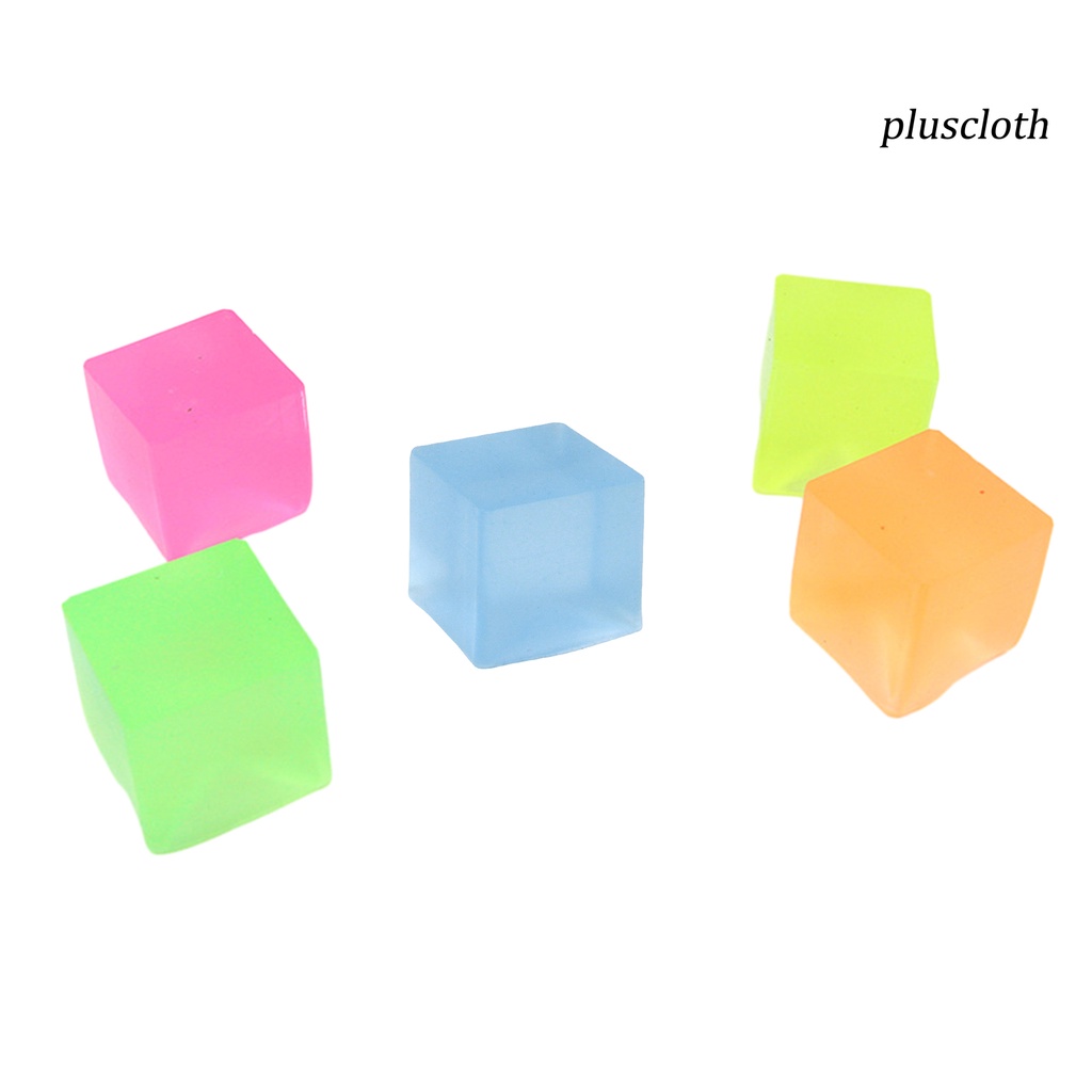 Set 10 Đồ Chơi Mềm Dẻo Giảm Căng Thẳng Hình Khối Vuông
