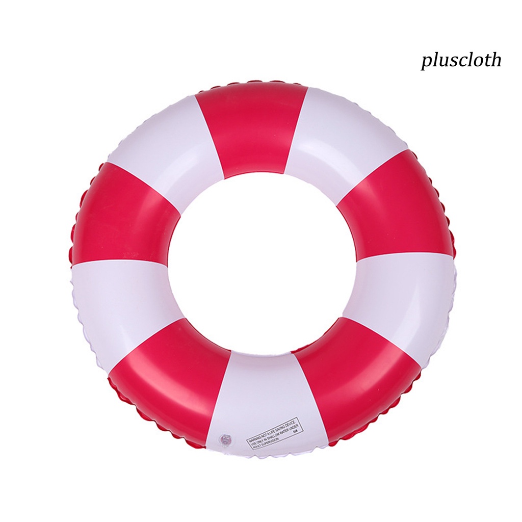 Phao Bơi Bơm Hơi Bằng PVC Dày Dặn Chống Lăn Họa Tiết Kẻ Sọc Nhiều Màu Sắc Vui Nhộn Cho Bé