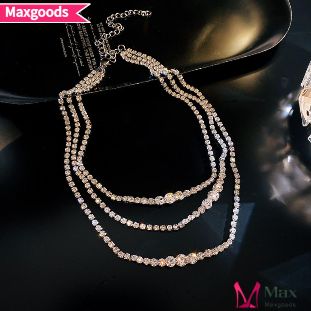 Vòng Cổ Choker Lấp Lánh Đầy Đủ Dành Cho Nữ|Dây Chuyền Đính Đá Thời Trang Dành Cho Nữ