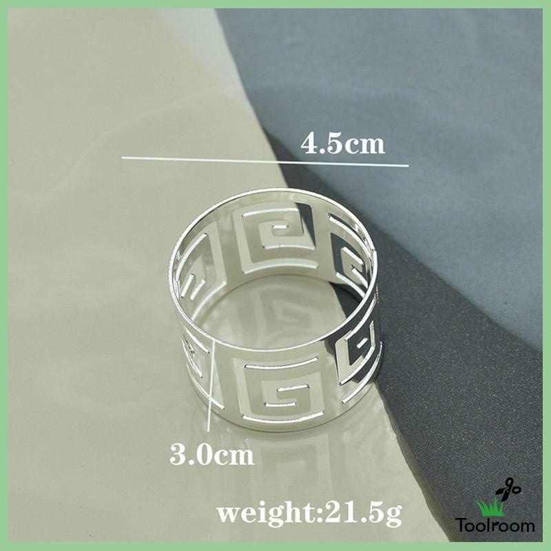 Set 6 Giá Đỡ Khăn Ăn Bằng Sắt Trang Trí Nhà Cửa