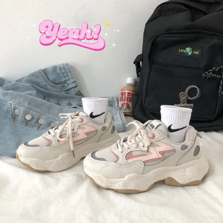 Giày Thể Thao Đế Dày Phong Cách Hàn Quốc Mới Cho Nữ