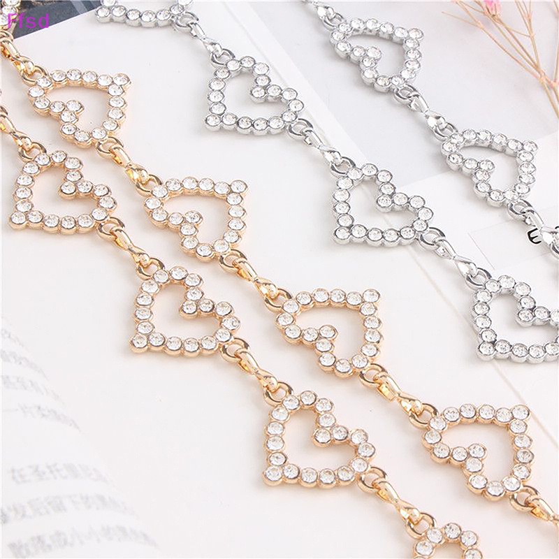 {Ffsd} Thắt Lưng Chuỗi Xích Đơn Giản Hình Trái Tim Một Lớp Đính Đá Thời Trang Làm Quà Tặng Tiệc Tùng Cho Nữ