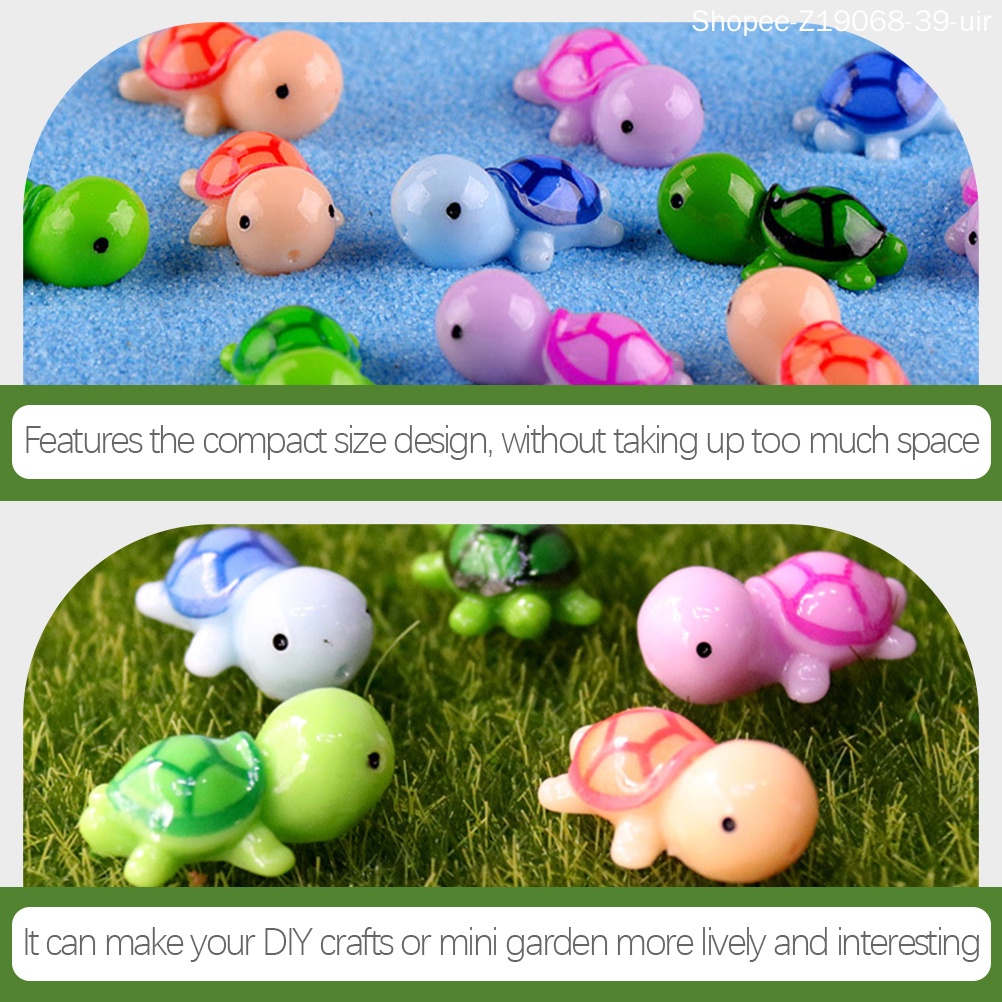 Set 20 Mô Hình Rùa Biển Trang Trí Đa Dụng Chất Lượng Cao