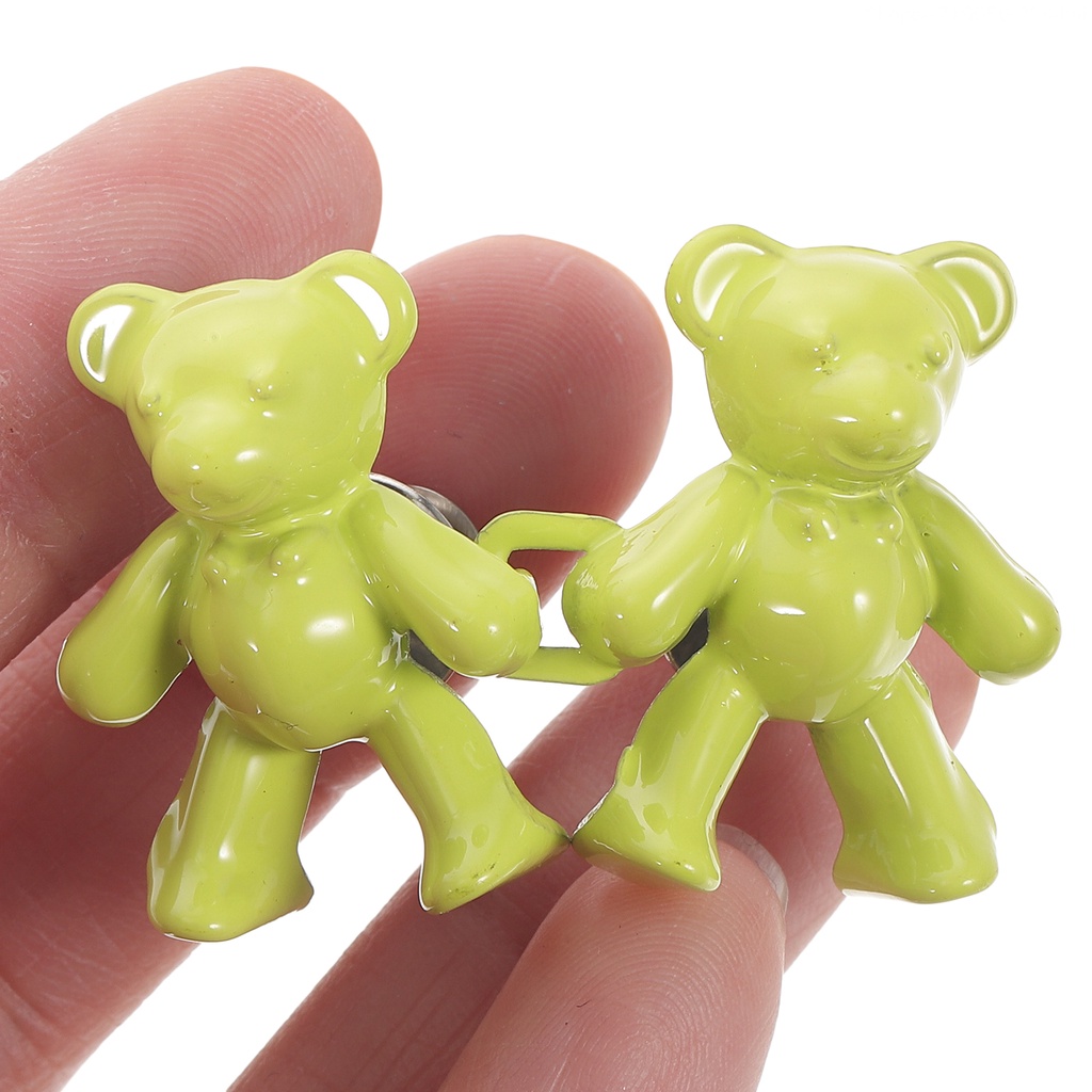 Set 3 Cặp Thắt Lưng Quần Jean Baggy Có Khóa Hình Gấu Cho Nữ