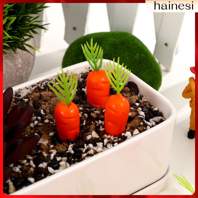 Miniature Ornaments Carrot Craft Accessories 25 Pcs