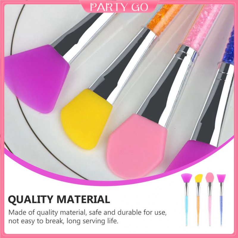 Set 4 Cọ Silicone Đắp Mặt Nạ Tiện Lợi