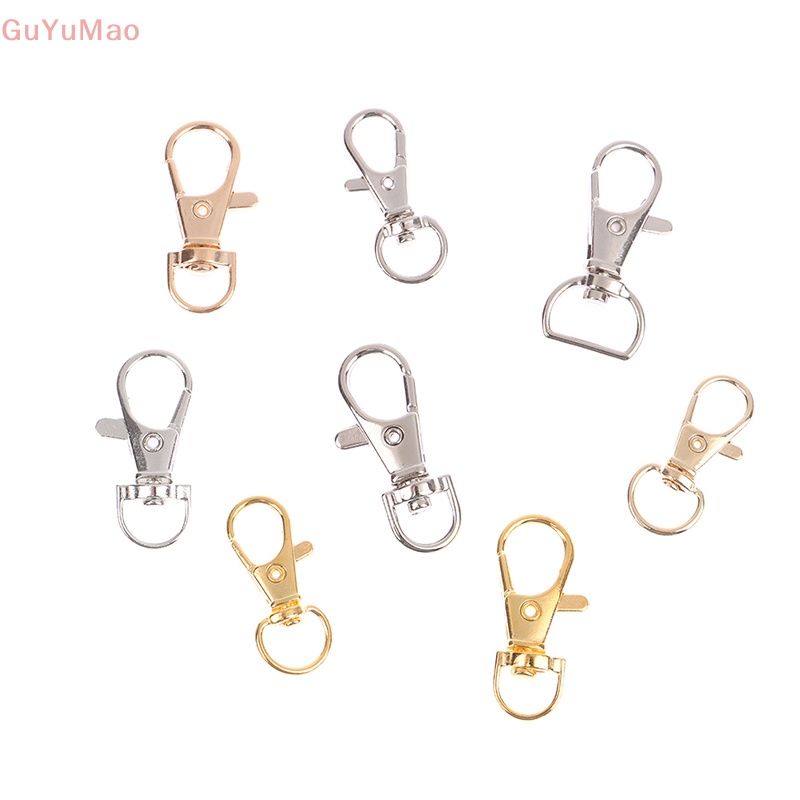 Set 10 Móc Khóa Tôm Hùm Bằng Kim Loại Dùng Để Tự Làm Túi Xách