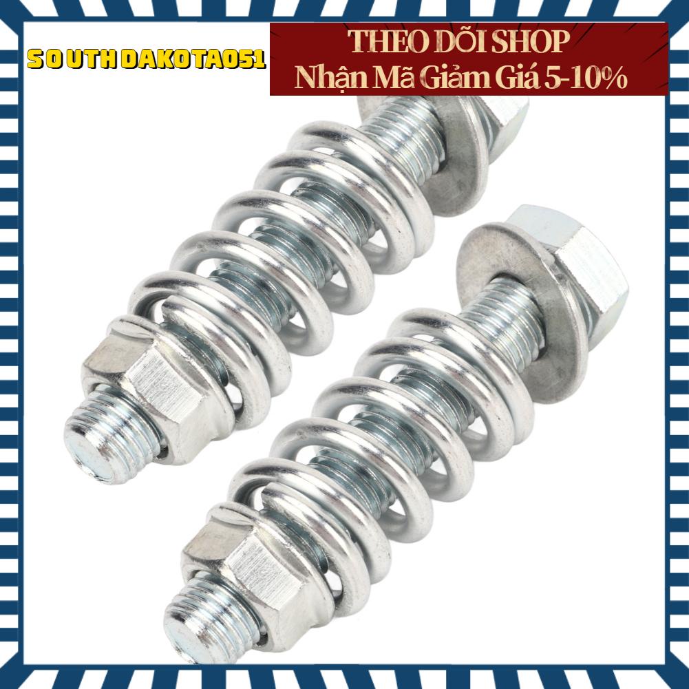 Southdakota051 Xả Lò Xo Bu Lông Đai Ốc M10x1.25 Cố Định Chặt Chẽ Giảm Tiếng Ồn Đa Tạp Bộ Sửa Chữa Ống