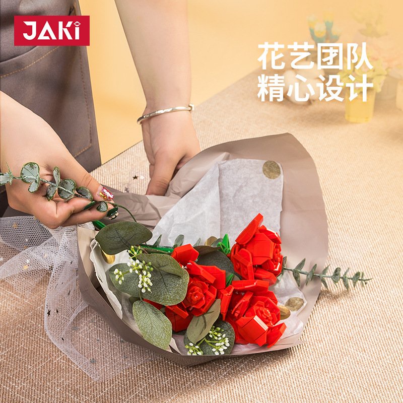 Mô Hình LEGO Lắp Ráp hoa bó jaki , ẢNH THẬT Ở CUỐI