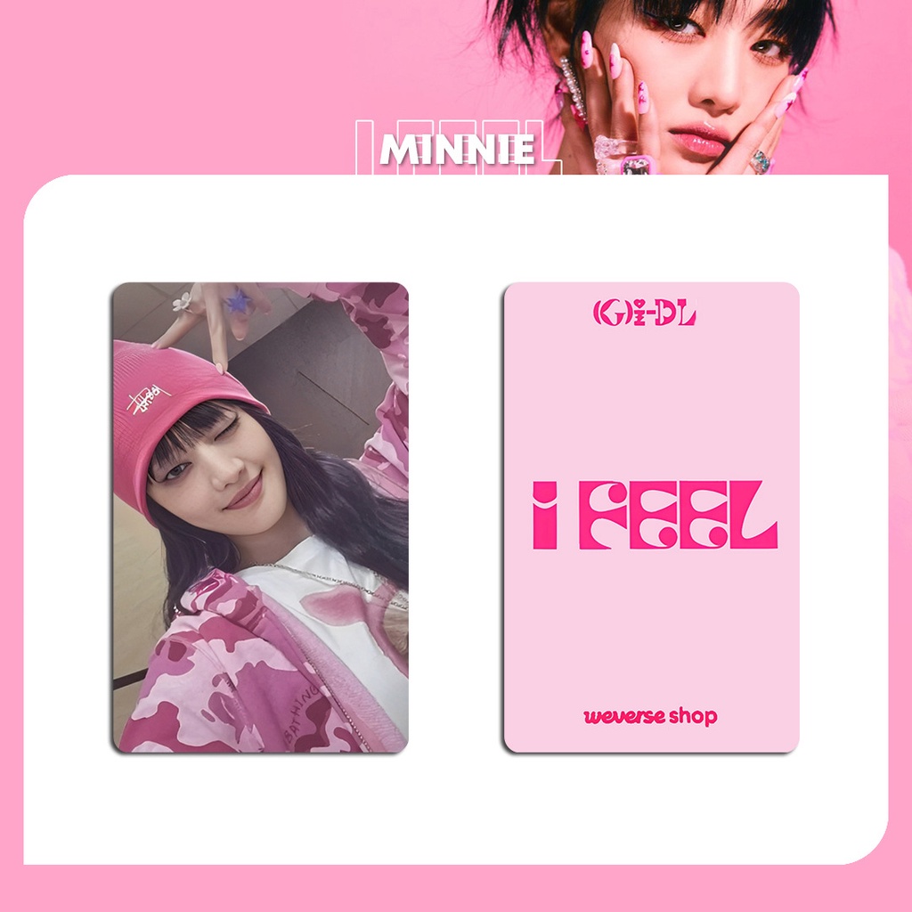 Bộ 5 Thẻ Hình Nhóm Nhạc Hàn Quốc GI-DLE WVS PB Cho Mi yeon Minnie Jeon So-yeon YUQI Yeh Shuhua