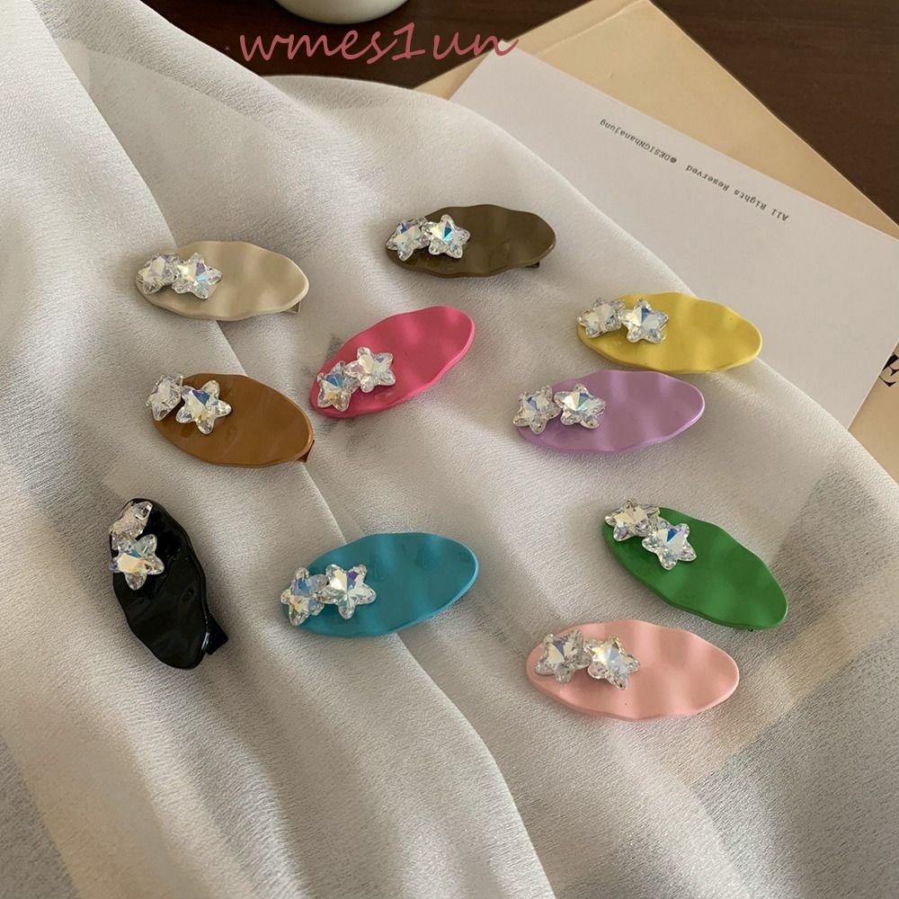 Kẹp Tóc Ngôi Sao / Hình Học Nhỏ Xinh Màu Sắc Ngọt Ngào WMES15H Y2K