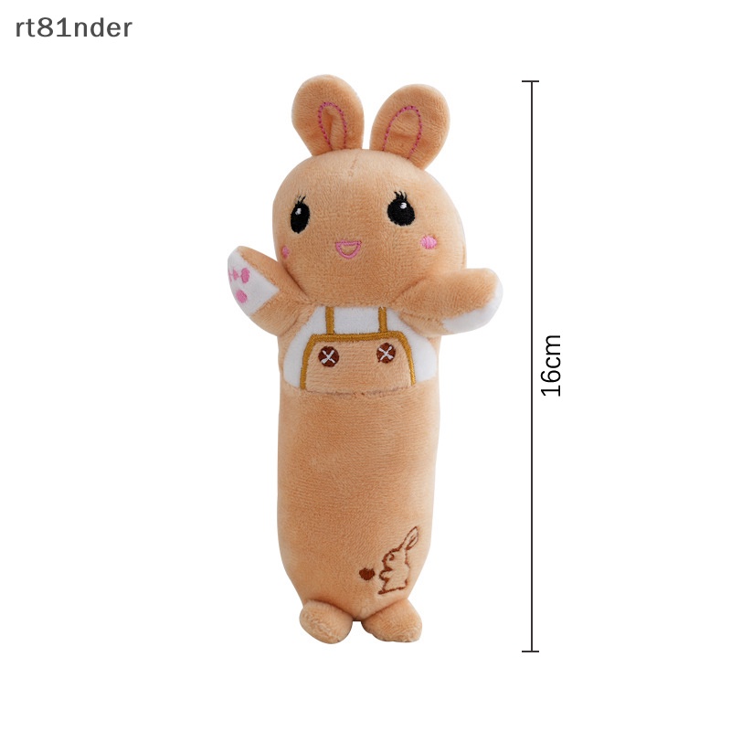 Rt Móc Khóa Thỏ Nhồi Bông Dài Mềm Mại Đáng Yêu