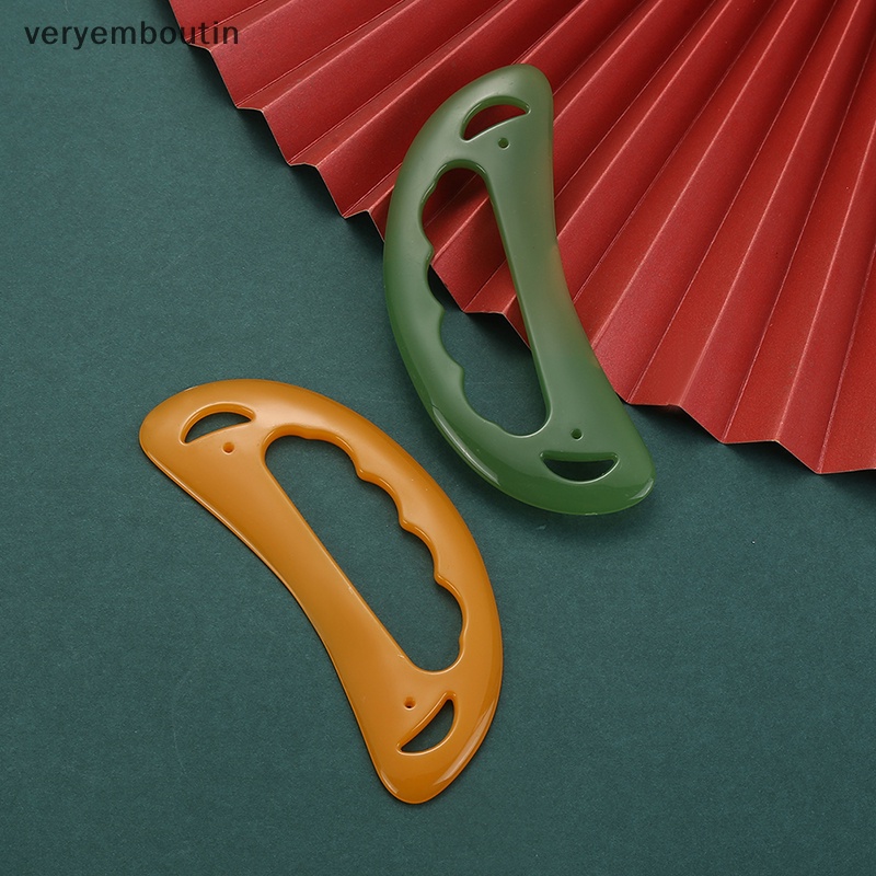 1 Đá Gua Sha Bằng Nhựa Resin Mát Xa Làm Đẹp Da Mặt