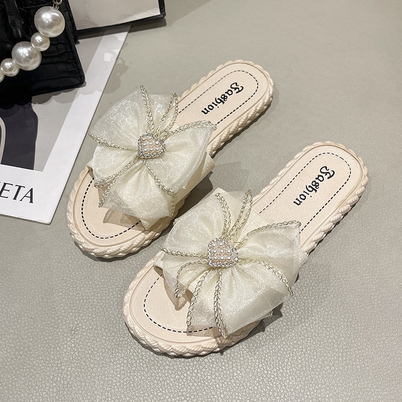 Sandal Thắt Nơ Phiên Bản Hàn Quốc Mới Dành Cho Nữ