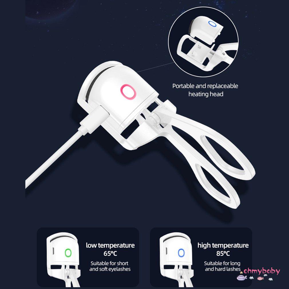 [OMB] Dụng Cụ Uốn Mi Làm Nóng Typec Có Thể Sạc Lại Kéo Dài 24 Giờ Một Bước Dành Cho Longelectric [Z/5]