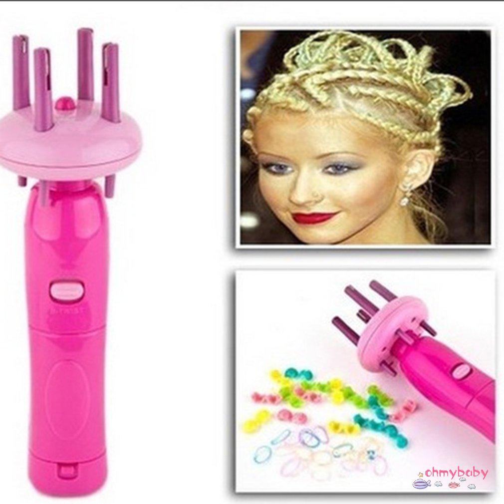 [InStock] Dụng Cụ Tạo Kiểu Tóc Đầu Braider Tự Động Máy Bện Hoa Xoắn Điện Tử Làm Bím [Z/8]
