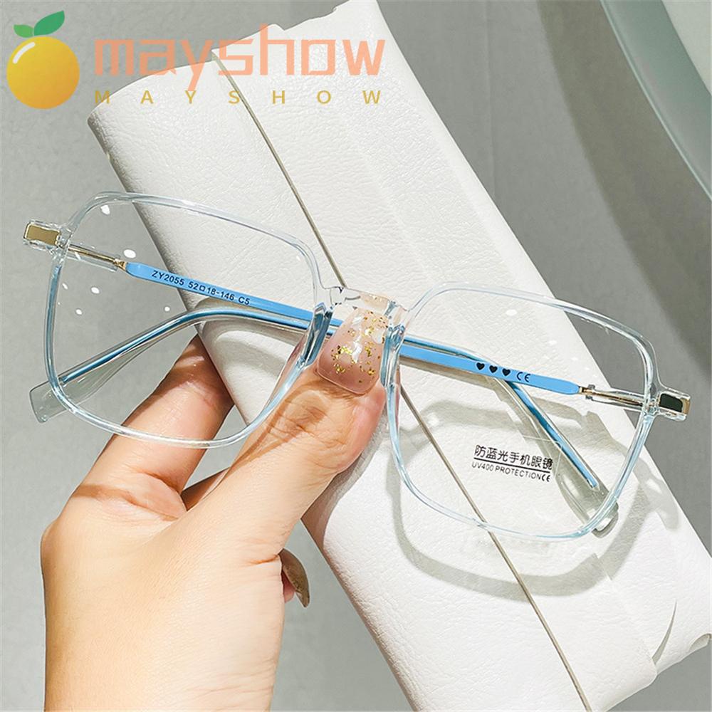 Kính Mát Gọng Vuông Chống Ánh Sáng Xanh Phong Cách Hàn Quốc Cho Nữ