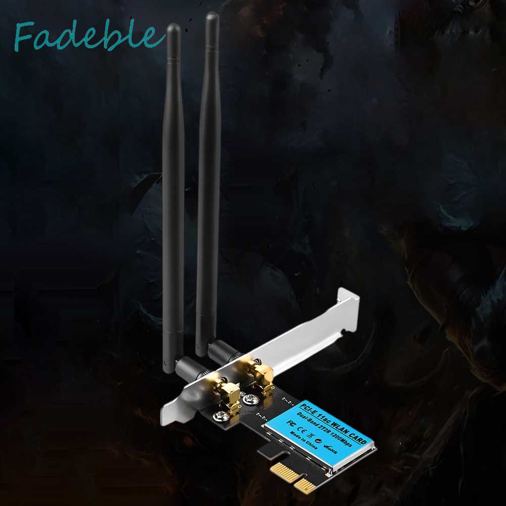 Thẻ Mạng WiFi Băng Tần Kép 2.4GHz / 5GHz Cho Máy Tính