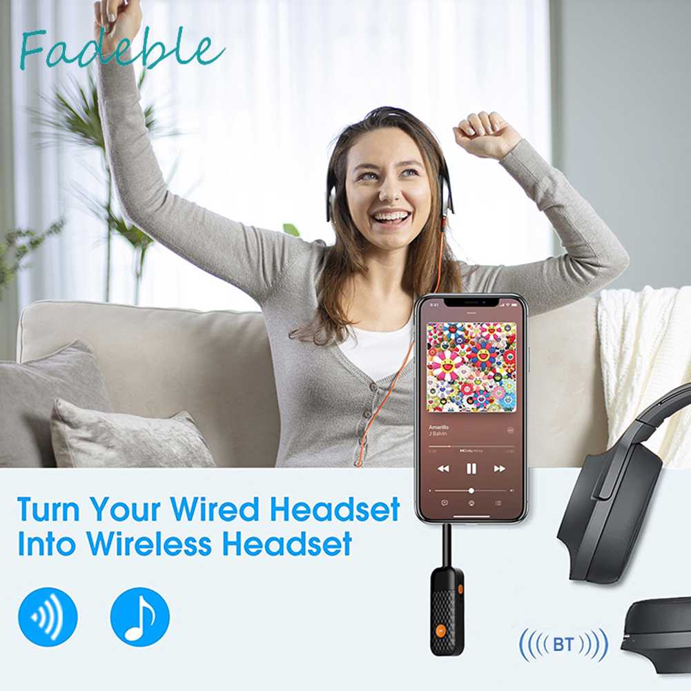 Bộ Thu Tín Hiệu Bluetooth 5.2 Không Dây 3.5MM Cho Tai Nghe / TV