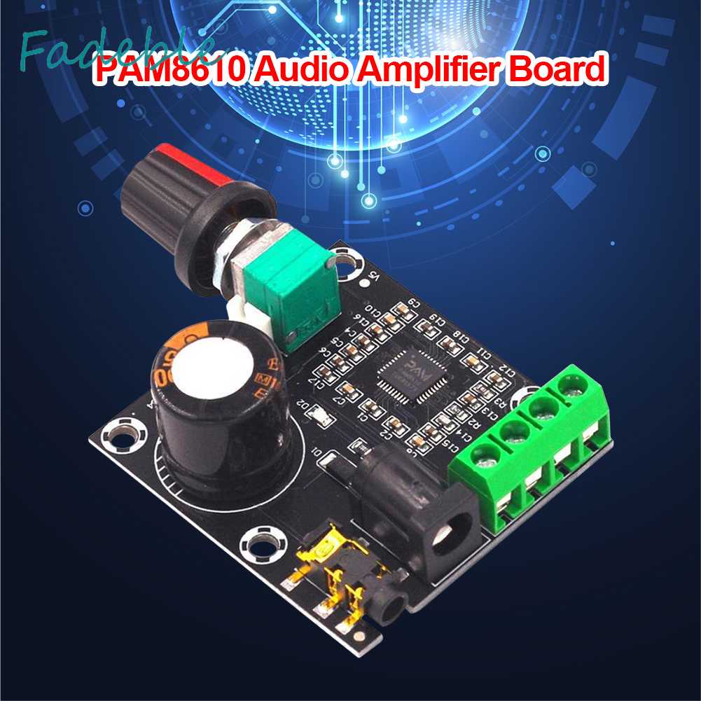 Mô Đun Khuếch Đại Âm Thanh Kỹ Thuật Số PAM8610 Class D 15W + 15W 12V DC