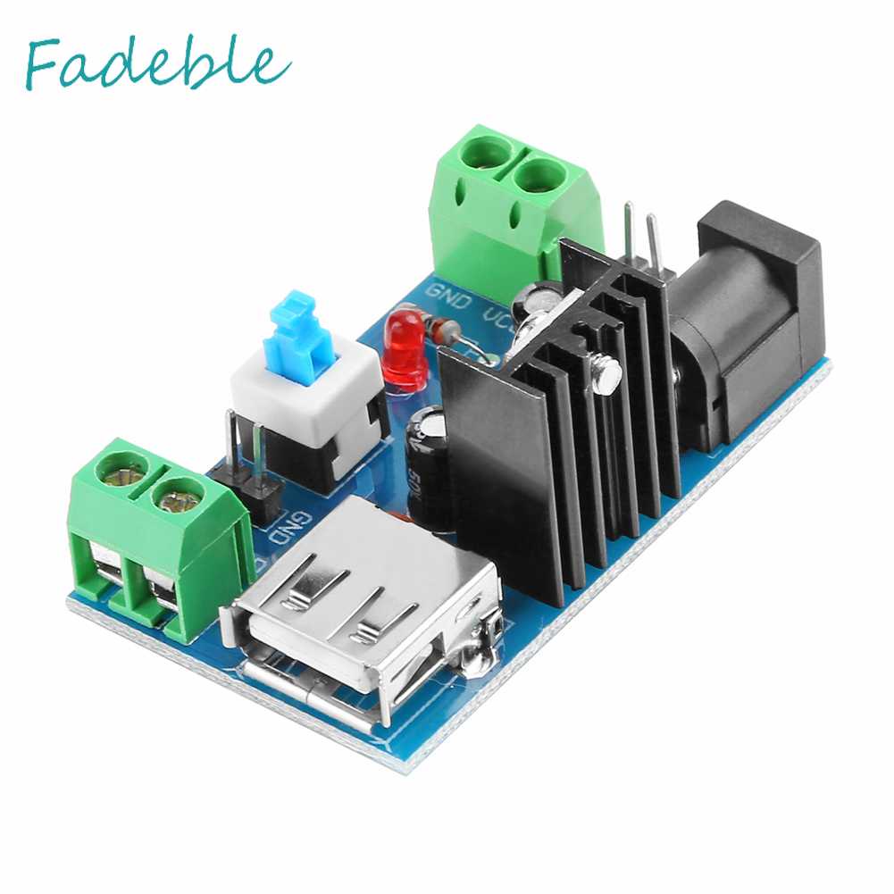 Mô Đun Chuyển Đổi Nguồn Điện 7-15V 9V 12V Sang 5V 2A L7805