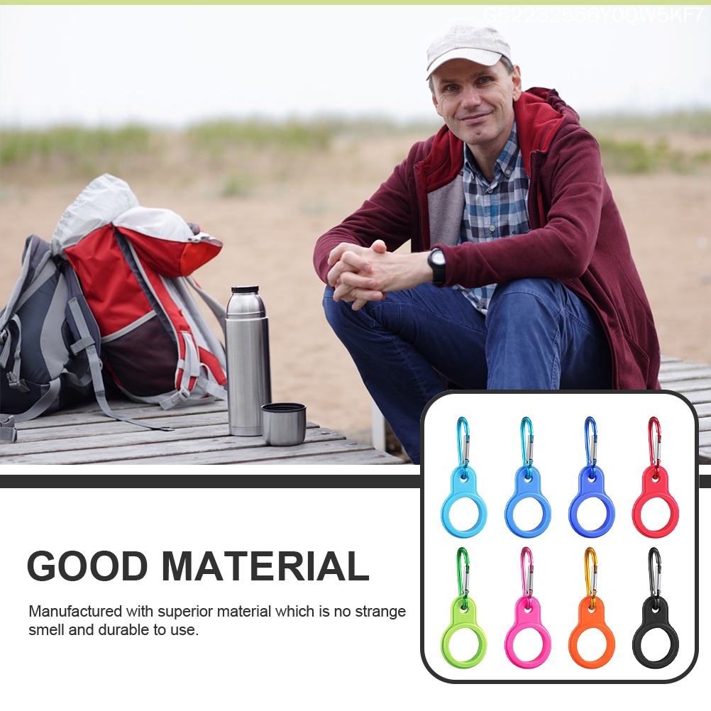 Set 16 Kẹp Chai Nước Bằng Silicone Tiện Dụng Khi Đi Du Lịch