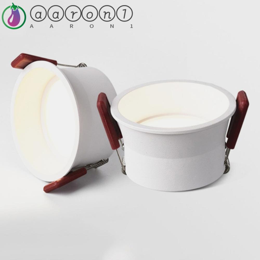 Aaron1 Downlight 7W Nền Trắng Tự Nhiên Chống Chói Trang Trí Phòng Khách