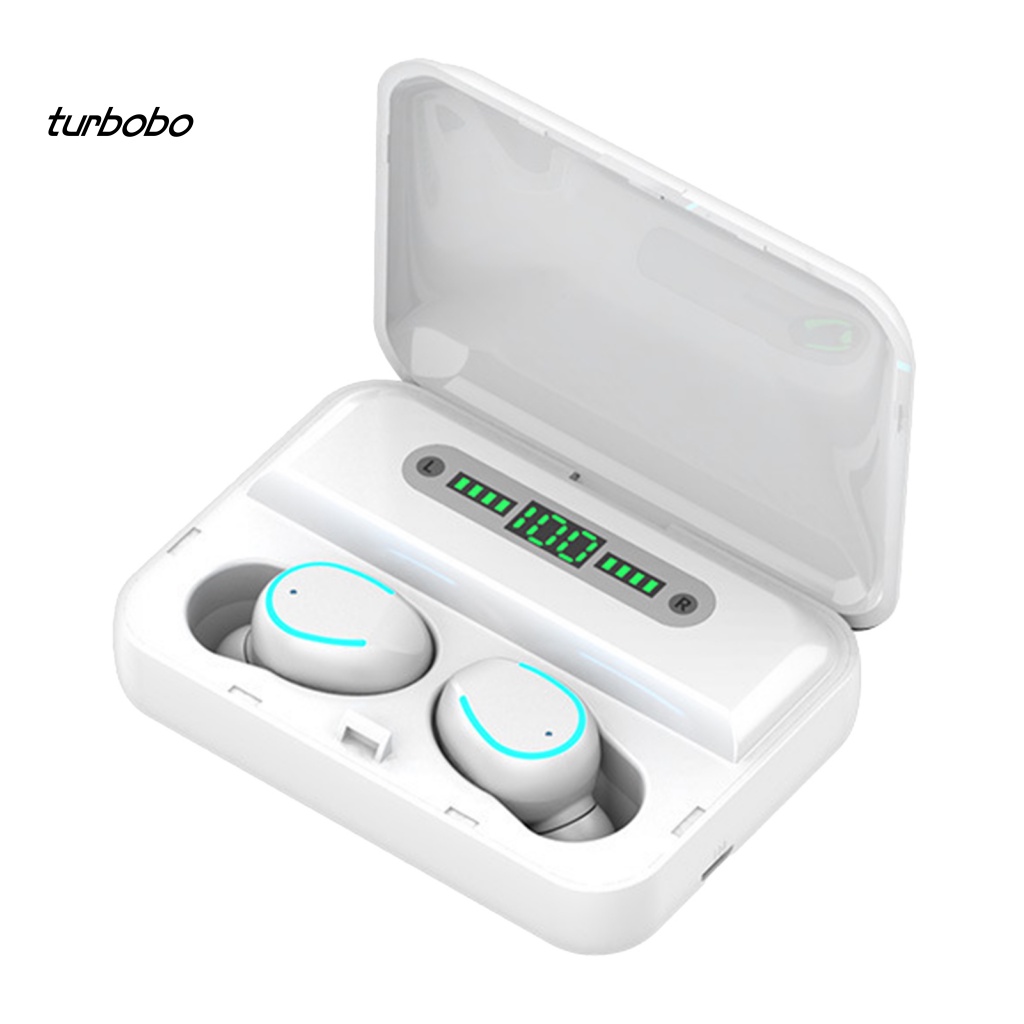 1 Bộ Tai Nghe Bluetooth Không Dây Âm Thanh HiFi turbobo 1 Bằng PC Thoải Mái Kèm Hộp Sạc Cho Doanh Nhân