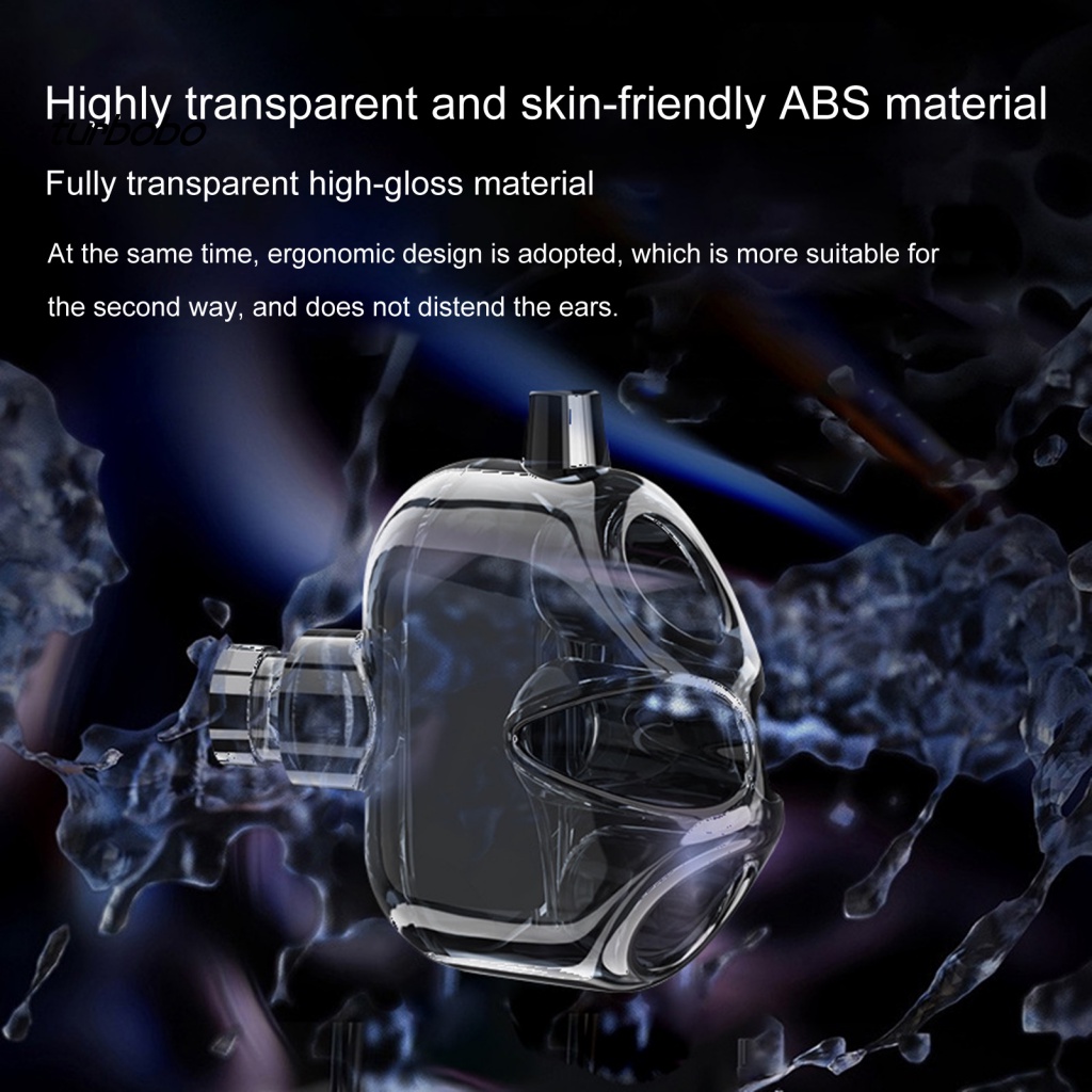 Tai Nghe Nhét Tai Chống Rối Có Mic Thiết Kế Trong Suốt Tiện Dụng