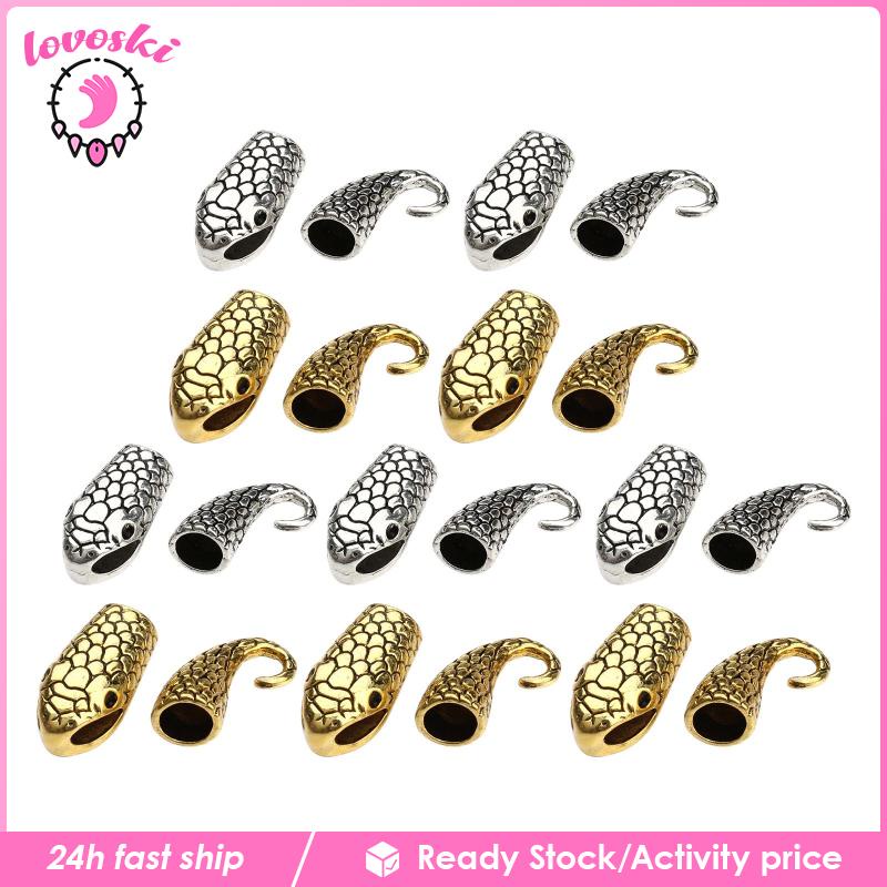 Set 10 Đầu Rắn Bện Vòng Tay DIY Thời Trang Cho Nữ