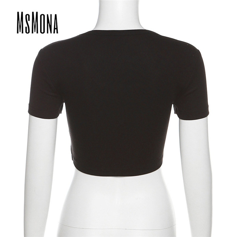 Áo Thun Ngắn Tay Cổ Tròn Màu Trơn Họa Tiết Hoa Thời Trang 2023 Cho Nữ