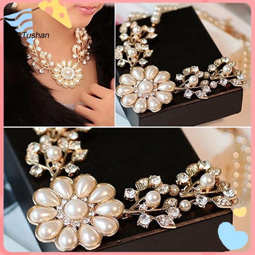 Vòng Cổ Choker Phối Hạt Ngọc Trai Thời Trang Xinh Xắn Cho Nữ