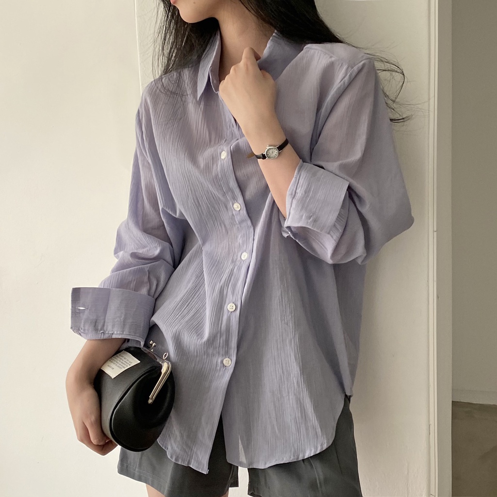 Áo Kiểu Tay Dài Chống Nắng Thiết Kế Mới Thời Trang Mùa Hè Dành Cho Nữ