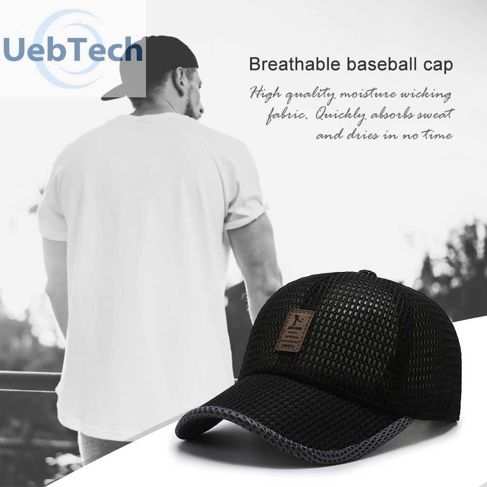 Mũ Lưỡi Trai Phối Lưới Thoáng Khí Thời Trang Mùa Hè Cho Nam Và Nữ