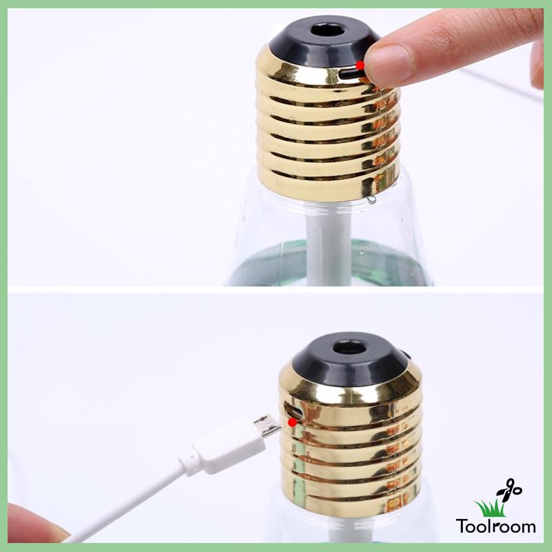 Máy Phun Sương Tạo Ẩm Mini Có Đèn LED Ban Đêm Cho Xe Hơi